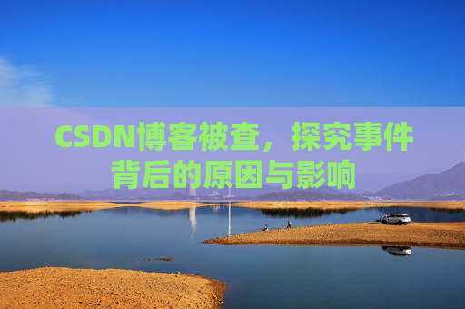 CSDN博客被查，探究事件背后的原因与影响